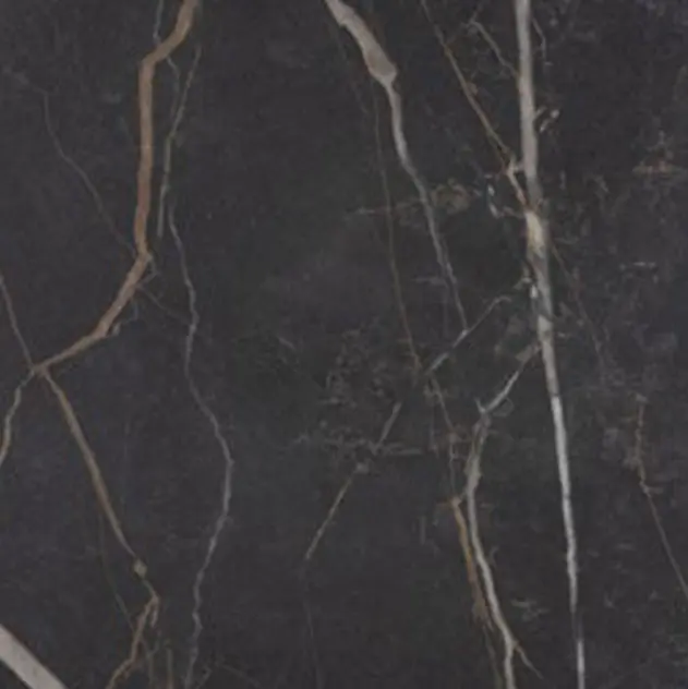 Superficie de mesa en fenólico con efecto mármol negro con beta gris Superficie de mesa en fenólico con efecto mármol negro con beta gris