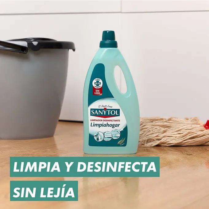 Sin lejia Elimina el 99,9 % de gérmenes sin lejía. Limpieza profunda sin olores agresivos ni riesgos para textiles o superficies.