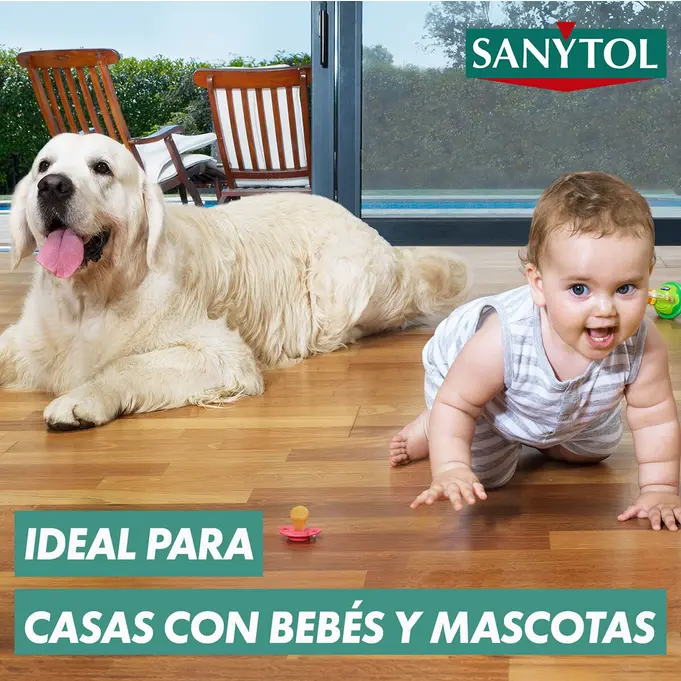 estado dermatológicamente Producto testado dermatológicamente. Sin lejía ni químicos agresivos. Perfecto para hogares con niños pequeños y animales domésticos curiosos.