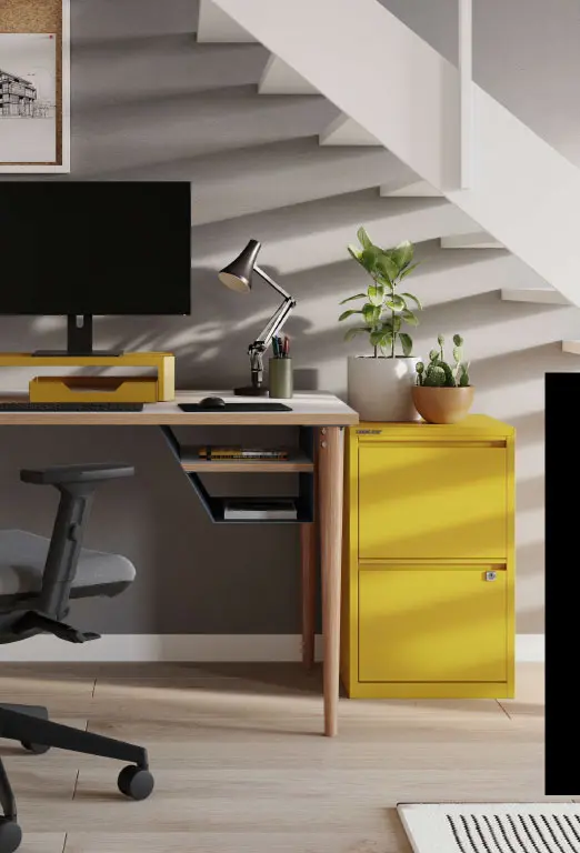 Archivador Bisley amarillo