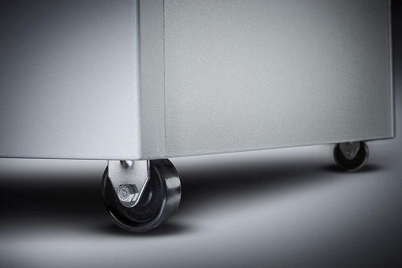 Ruedas de la destructora industrial de alto rendimiento con corte en tiras de 6 mm. Dahle VolumePro 119 20390