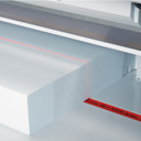 Indicador LED de la línjea de corte en la guillotina Ideal 4815