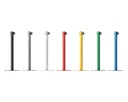 Colores disponibles para el poste separador
