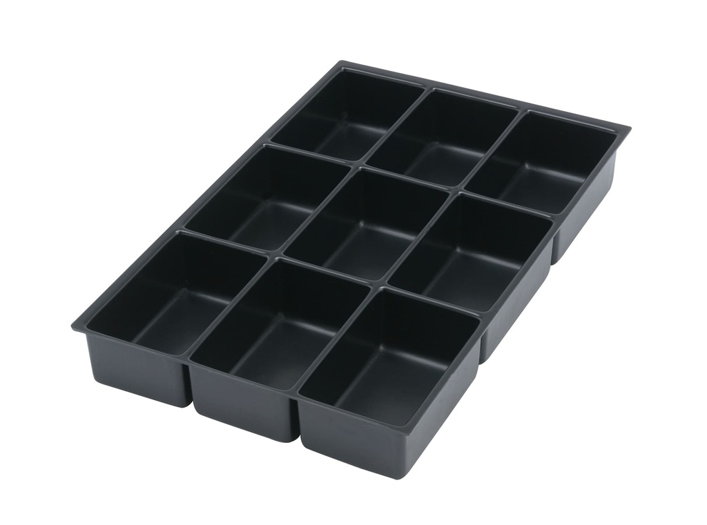 Bandeja para cajón A4 con 9 compartimentos de 51 mm Bisley MultiDrawers