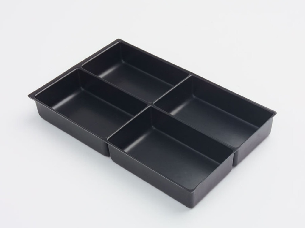 Bandeja para cajón A4 con 4 compartimentos de 51 mm Bisley MultiDrawers