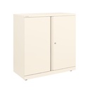 Armario metálico de puertas batientes Essentials 1000 x 800 mm blanco tiza