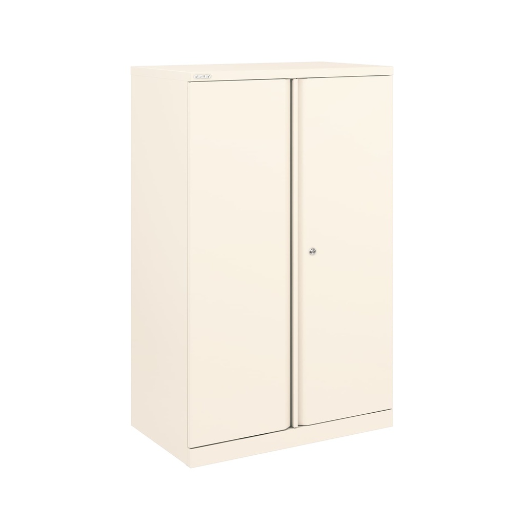 Armario metálico de puertas batientes Essentials 1270 x 800 mm blanco tiza