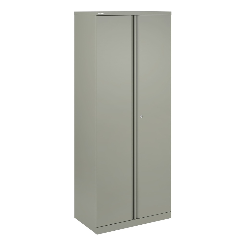 Armario metálico de puertas batientes Essentials 1970 x 800 mm gris medio