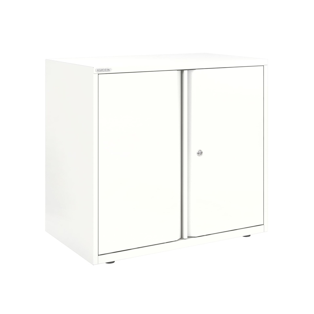 Armario metálico de puertas batientes Essentials 693 x 800 mm blanco tráfico