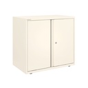 Armario metálico de puertas batientes Essentials 693 x 800 mm blanco tiza