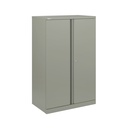 Armario metálico de puertas batientes Essentials 1270 x 800 mm gris medio