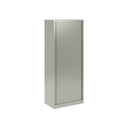 Armario de puerta persiana Bisley Essentials en color gris medio