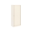 Armario de puerta persiana Bisley Essentials en color blanco tiza