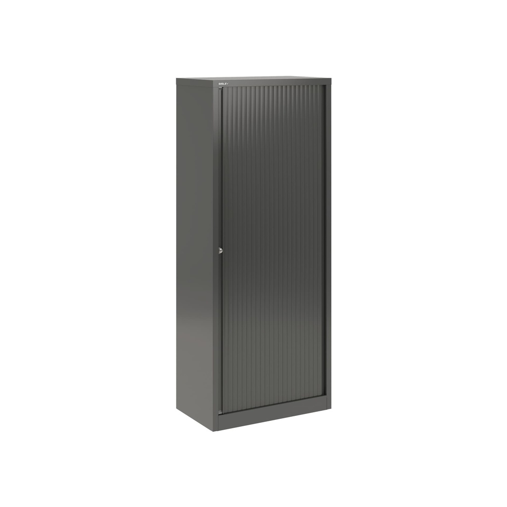 Armario de puerta persiana Bisley Essentials en color gris antracita