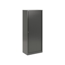 Armario de puerta persiana Bisley Essentials en color gris antracita