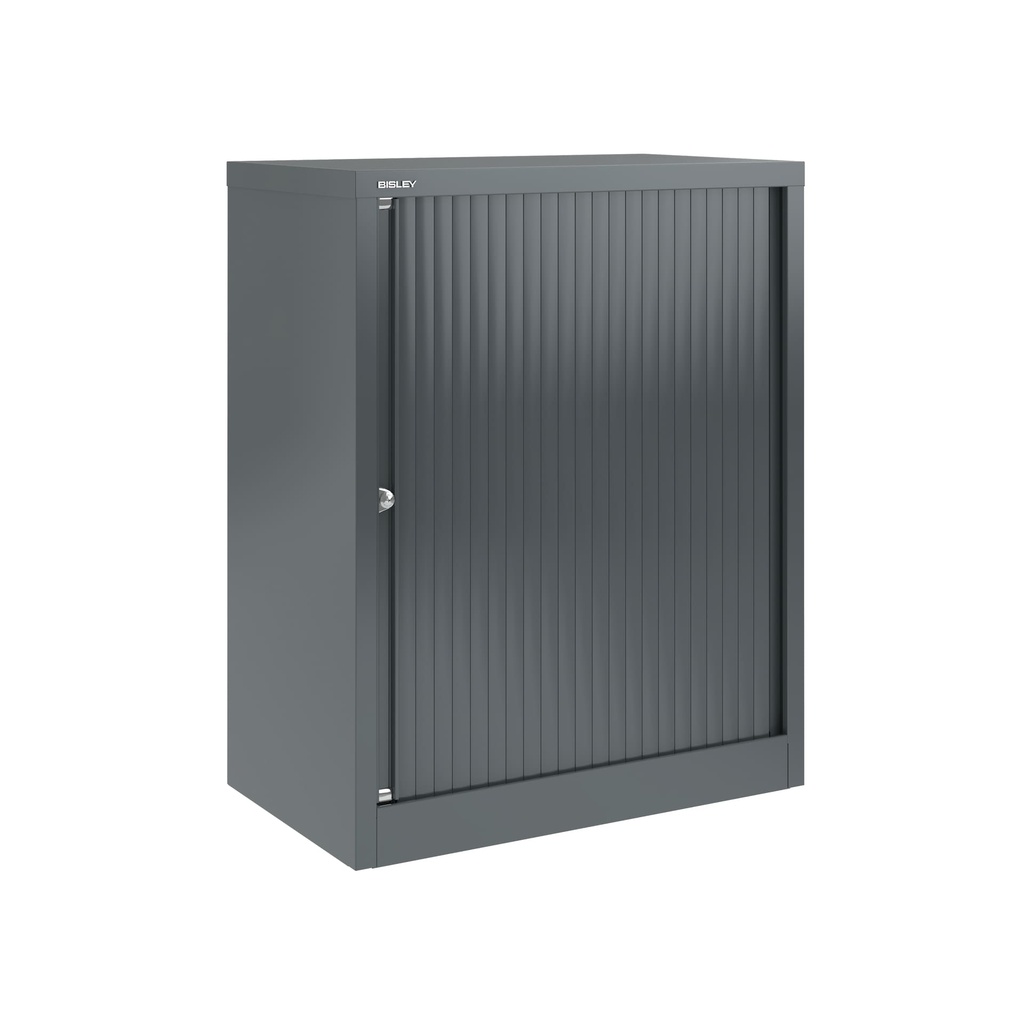 Armario de puerta persiana Bisley Essentials en color gris antracita