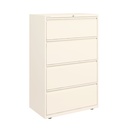 Archivador para carpetas colgantes Bisley Essentials color blanco tiza roto