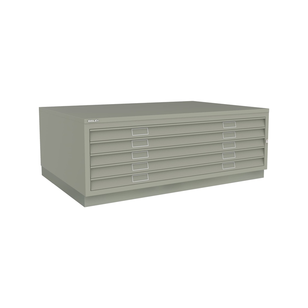 Archivador de planos metálico Bisley en color gris