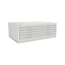 Archivador de planos metálico Bisley en color blanco