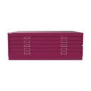 Archivador de planos metálico Bisley en color morado