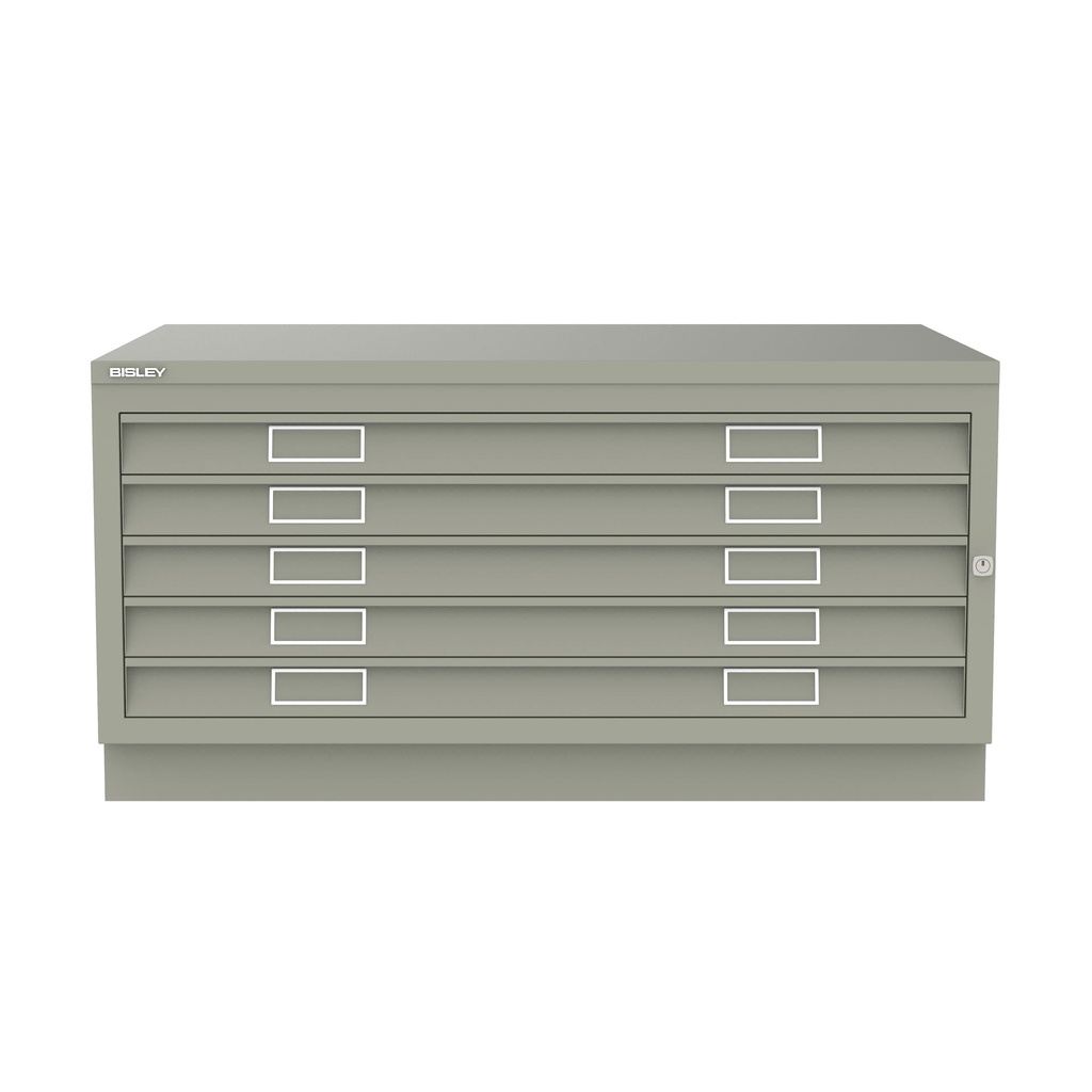 Archivador de planos metálico Bisley en color gris