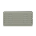 Archivador de planos metálico Bisley en color gris