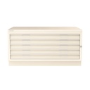Archivador de planos metálico Bisley en color blanco