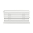 Archivador de planos metálico Bisley en color ultrablanco