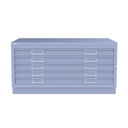 Archivador de planos metálico Bisley en color lila morado