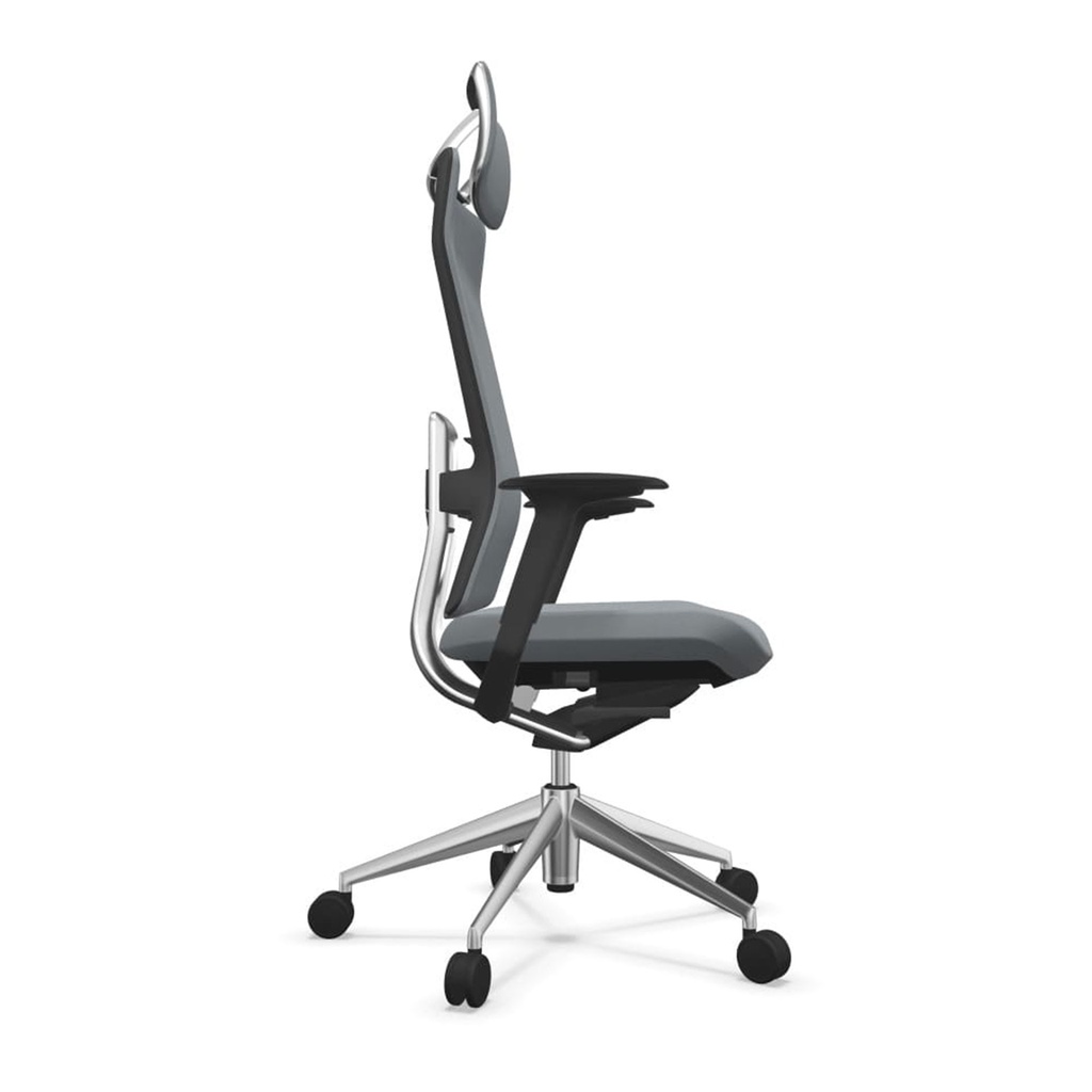 Silla TNK Flex ergonómica de oficina con diseño moderno y respaldo alto tapizado