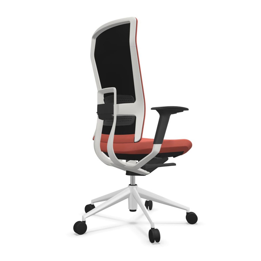 Silla TNK Flex ergonómica de oficina con diseño moderno y respaldo alto tapizado