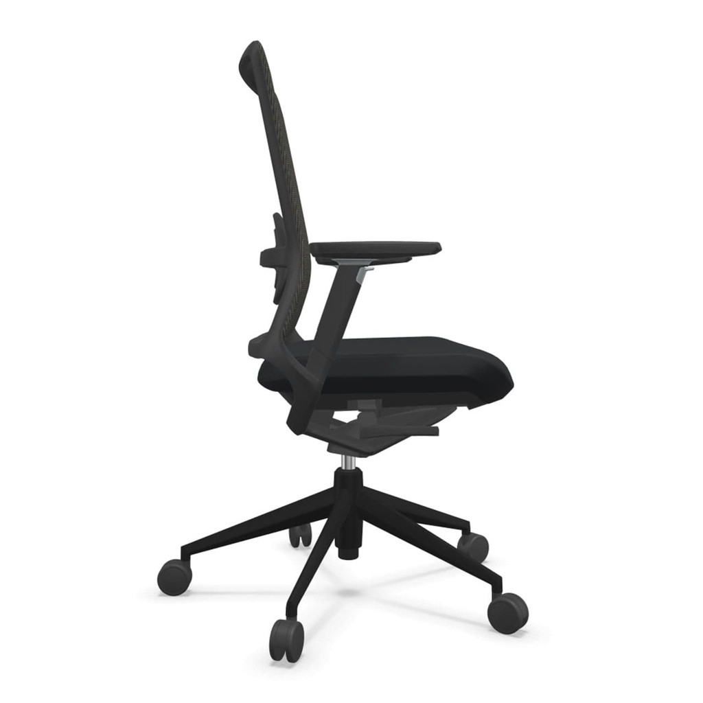 Silla de diseño TNK 500 con malla negra