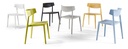 Diseño con sillas Wing en varios colores