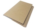 Subcarpetas Pocket en cartulina de 320 gramos kraft bicolor