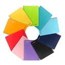 Cuaderno de espiral 1/4 cuadrícula grande 80 hojas