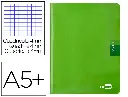 Libreta grapada A5 cuadriculado 48 hojas verde Scriptus