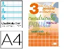 Libreta grapada A4 pautaguía 3 32 hojas Liderpapel