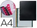 Carpeta escaparate de 20 fundas intercambiables con doble espiral A4