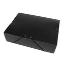 Carpeta de proyectos lomo de 90 mm negro con gomas