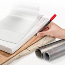Rotulador permanente Staedtler Lumocolor 313 S rojo retroproyección punta superfina 0.4 mm Ref. 313-2