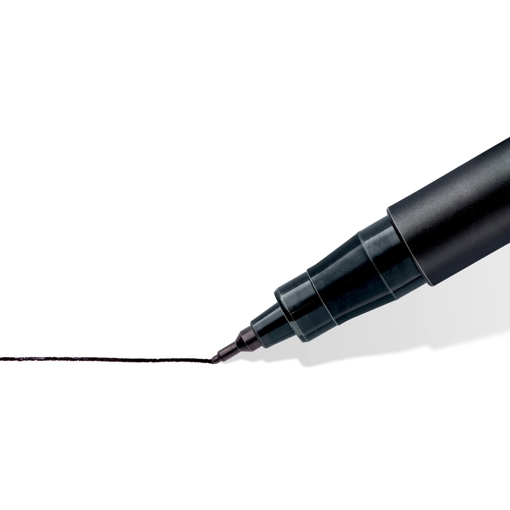 Rotulador permanente Staedtler Lumocolor 313 S rojo retroproyección punta superfina 0.4 mm Ref. 313-2