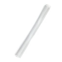 La espiral metálica para encuadernar blanco 34 mm de diámetro con paso 5:1 se distribuye en cajas de 50 espirales