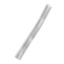 La espiral metálica para encuadernar en acabado plata 28 mm de diámetro con paso 5:1 se distribuye en cajas de 50 espirales