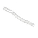 La espiral de encuadernación de plástico en acabado transparente 28 mm de diámetro y paso 4:1 se distribuye en cajas de 100 espirales para encuadernar