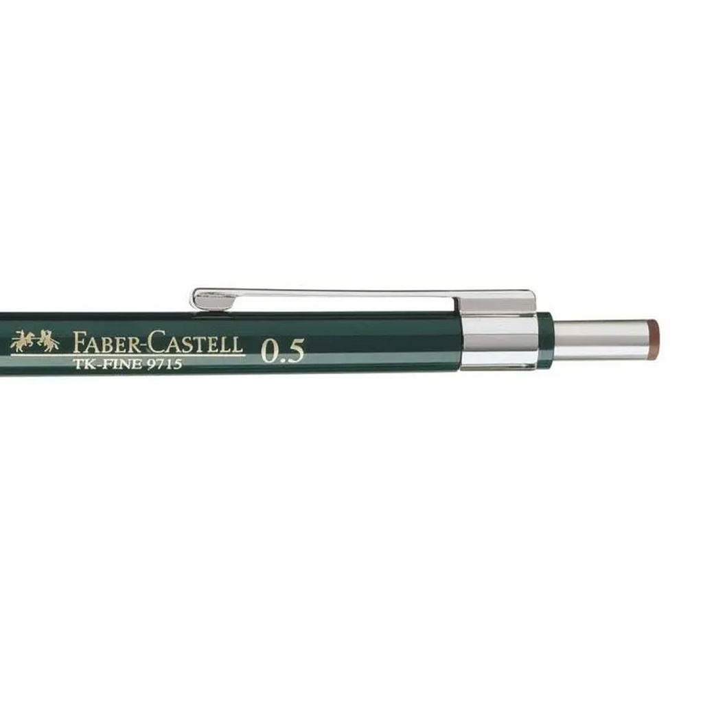 Portaminas Faber-Castell TK-Fine 9715 0,5 mm tapa marrón