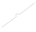 Gancho colgador para calendario mural de metal resistente y fácil de instalar en color blanco 300 mm al mejor precio comprando cajas de 1500 soportes