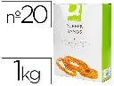 Gomas elásticas de 20cm Q-Connect (Caja 1 kg)
