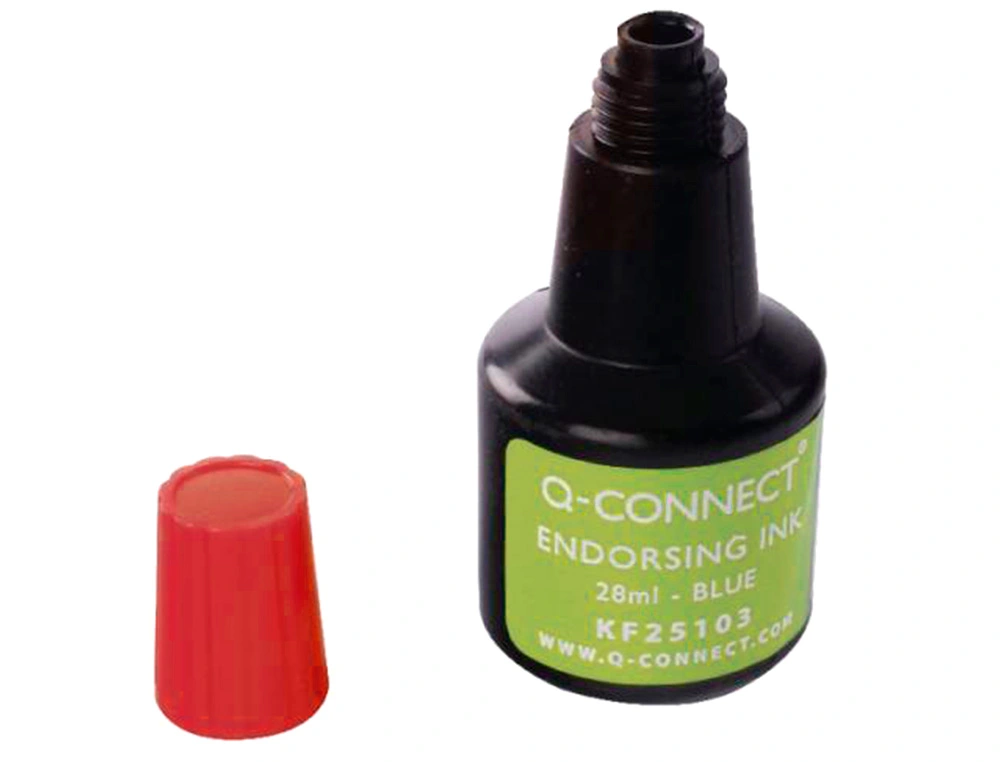 Tinta para tampón rojo Q-Connect