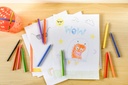 Lápices de cera BIC Plastidecor 24 colores lavables escolares para niños