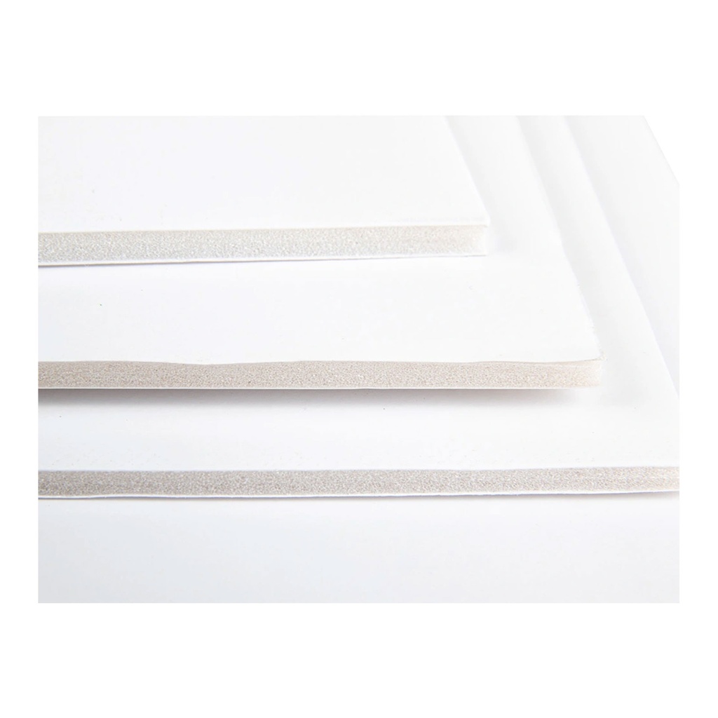 Cartón pluma blanco de 3 mm de grosor